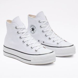 White Chuck Taylor All Star Lift Platform
